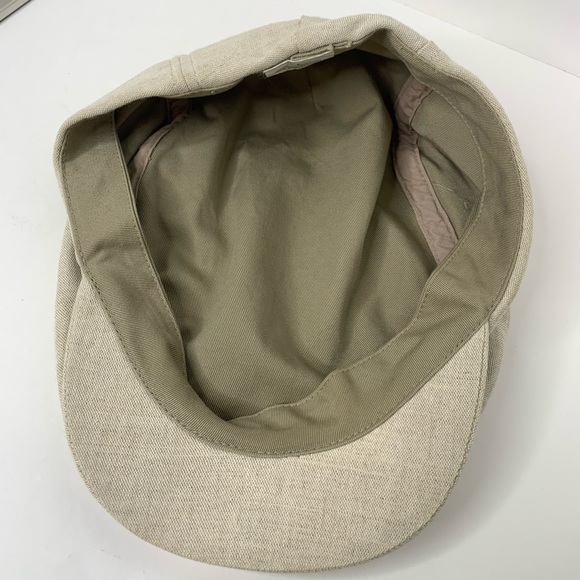 3/$10 Men's Cotton Khaki Flat Summer Newsboy Hat - Picture 5 of 11